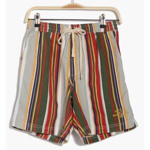 BDG stripe cotton twill shorts